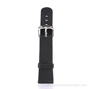 Litchi Leather Bracelet for Apple Watch Parts